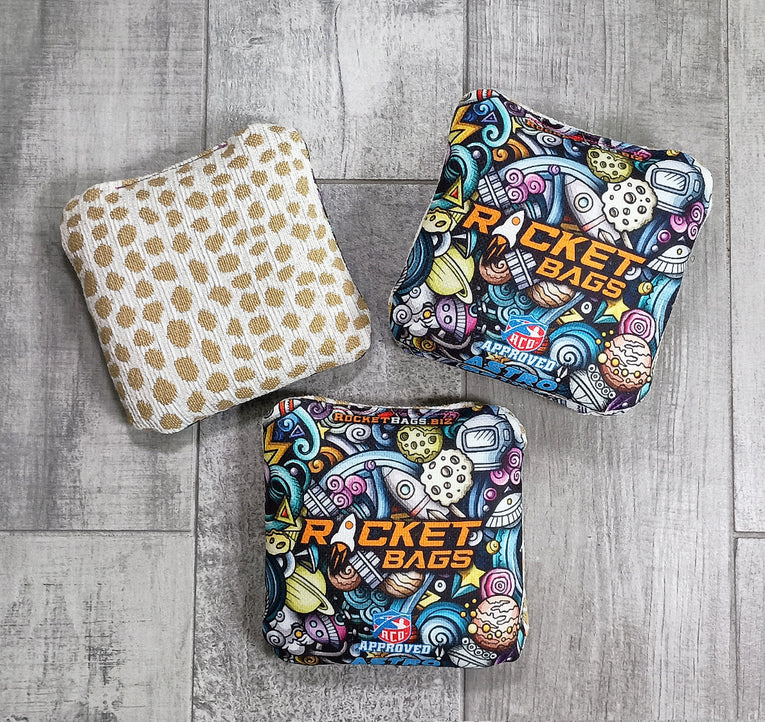 Gold Astro ACO Approved Cornhole Bags