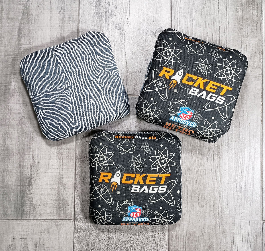 Black Retro ACO Cornhole Bags