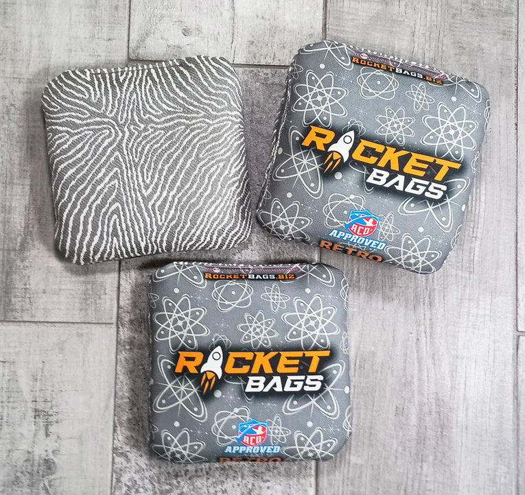 Gray Retro ACO Cornhole Bags