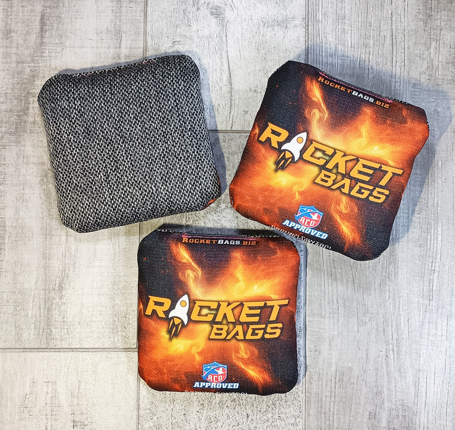 Orange Nebula Ground Control ACO Certified Cornhole Bags