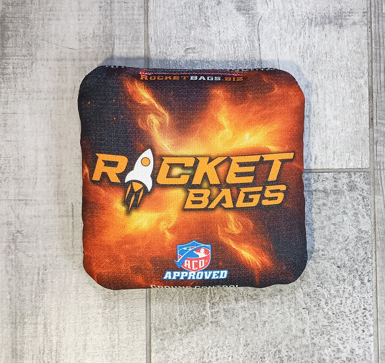 Orange Nebula Ground Control ACO Certified Cornhole Bags