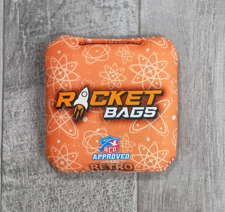Orange Retro ACO Cornhole Bags