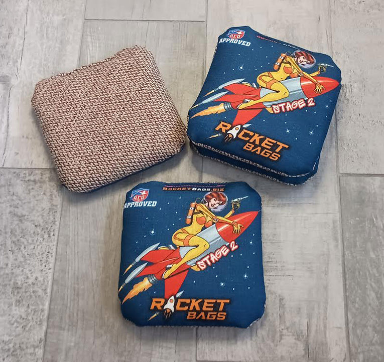 Stage 2 Ginger Rocket ACO Cornhole Bags- 5.5/9
