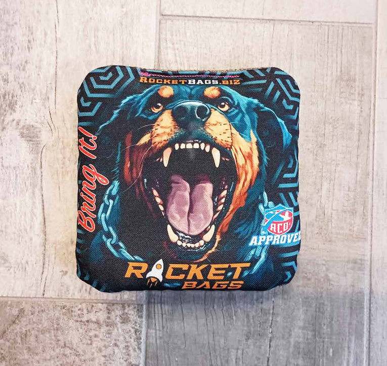 dog cornhole bag