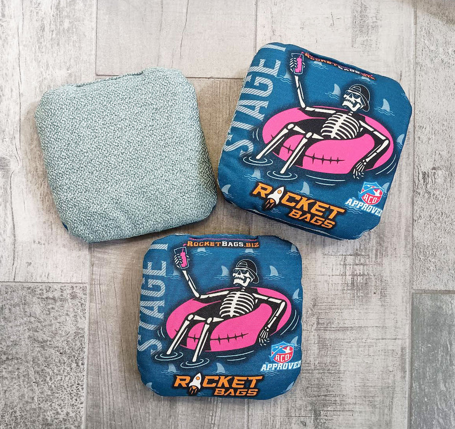 Stage 1 Shark Bait Cornhole Bags