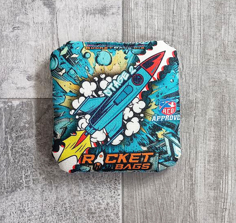 Stage 2 Blue Rocket ACO Cornhole Bags