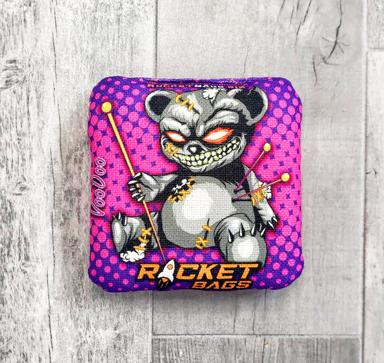 VooDoo Bear Hybrid Carpet Cornhole Bags 6/8 Rocket Cornhole Bags