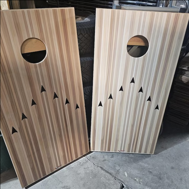 Bowling Cornhole Board Decal