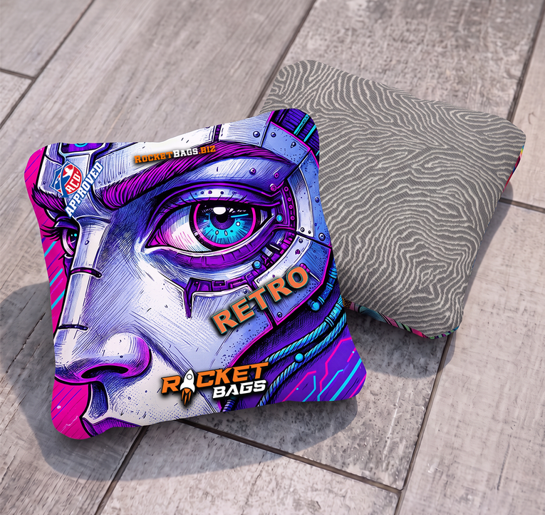 Retro Cyberpunk ACO Cornhole Bags