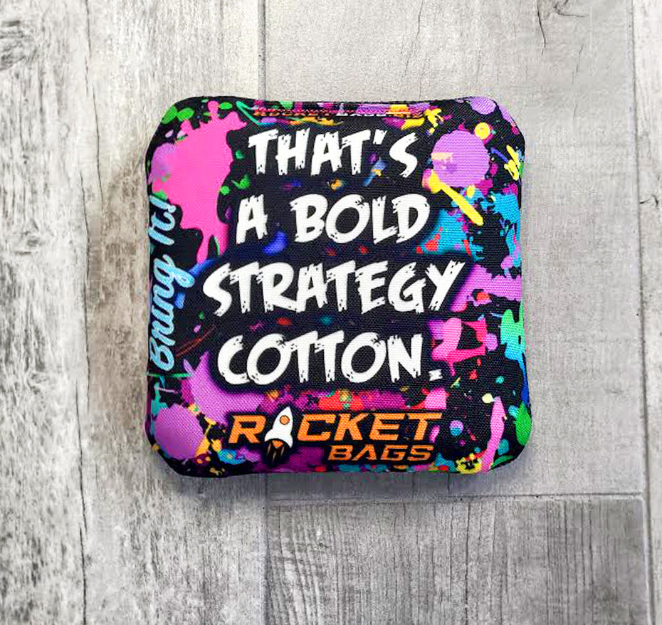 brint it! cornhole bag - bold strategy cotton