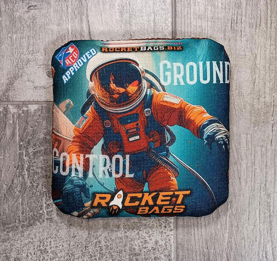 Red Ground Control ACO Approved Carpet Cornhole Bags